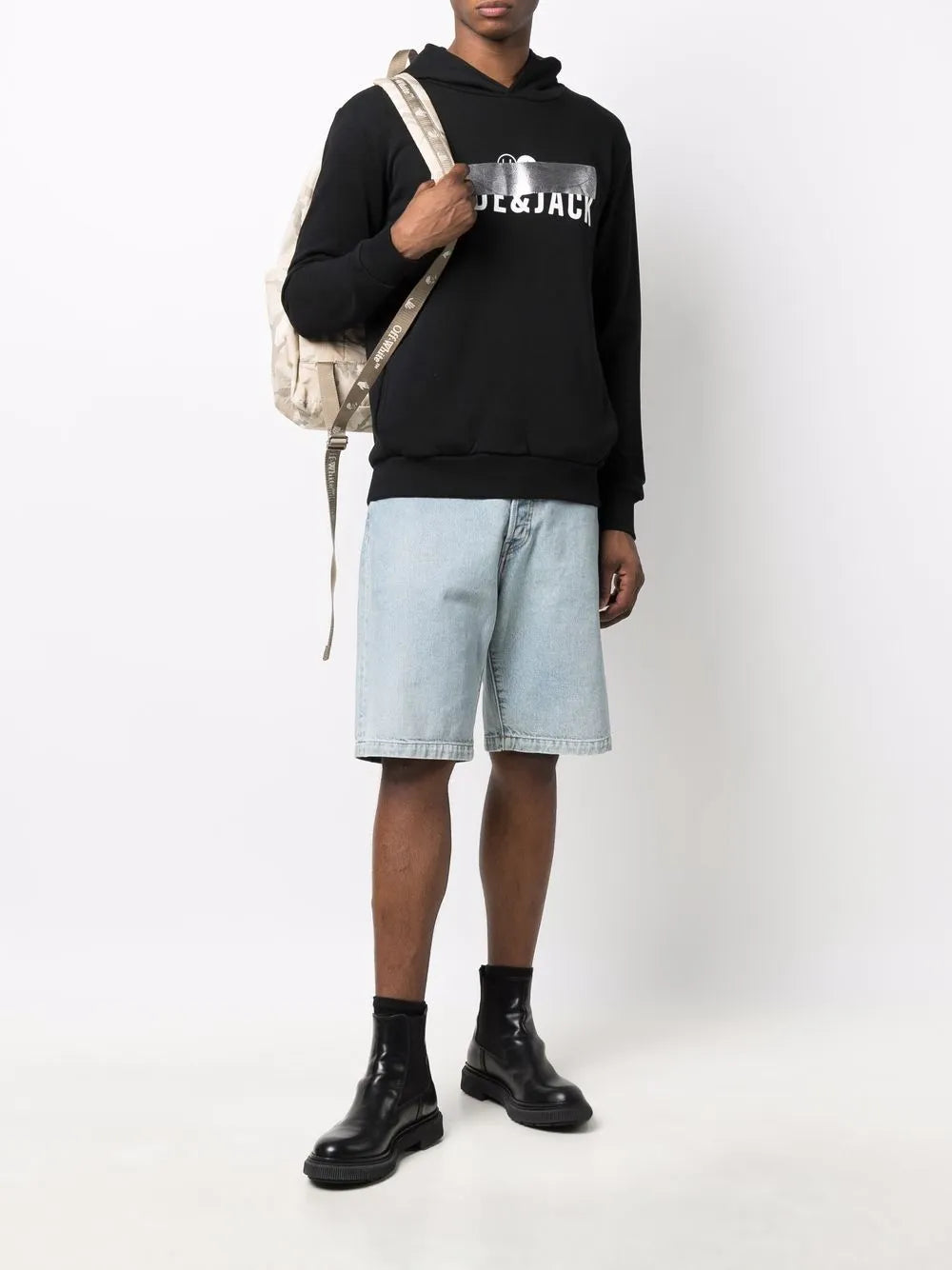 Logo-Print Pullover Hoodie