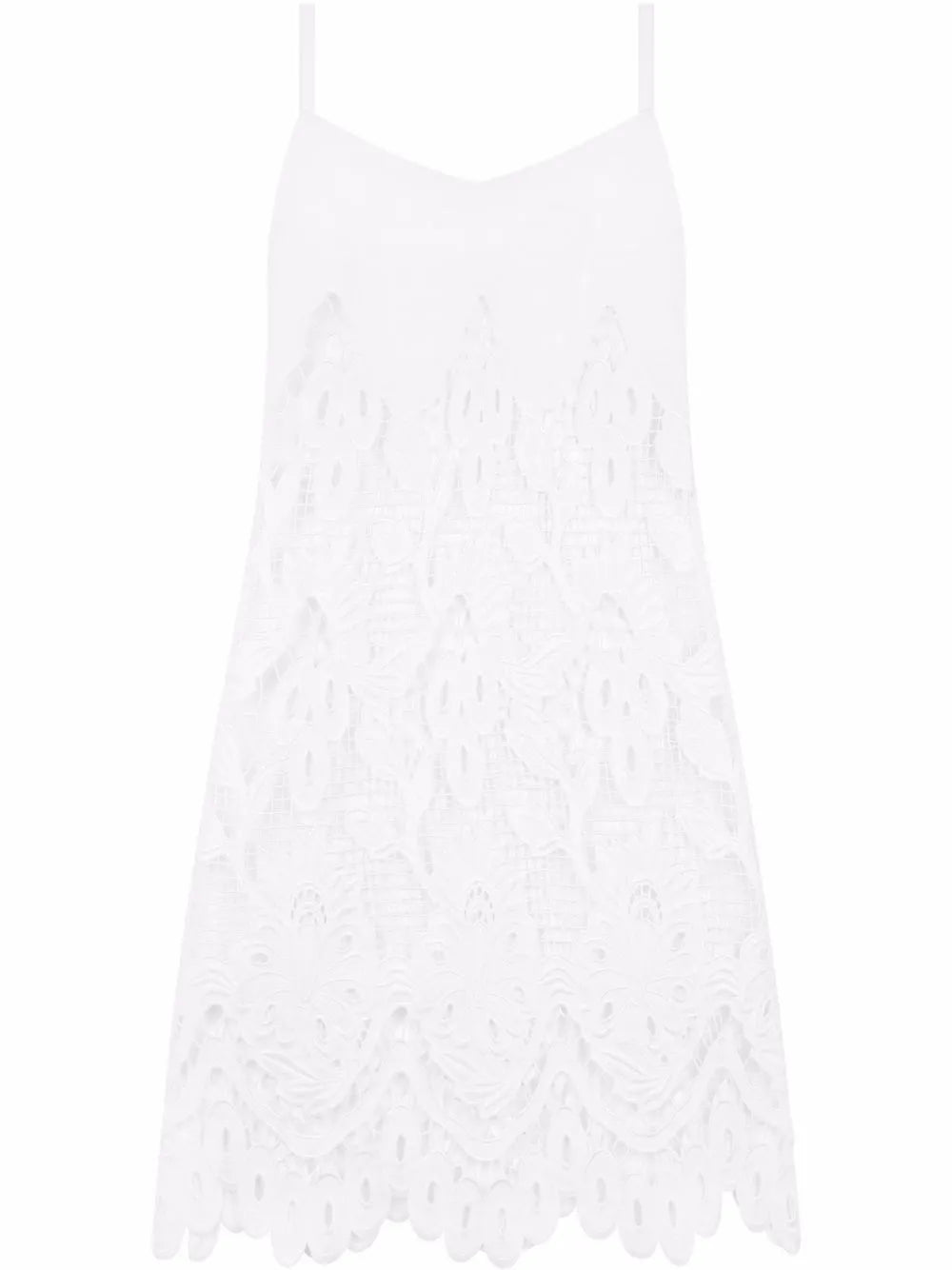 Openwork Sleeveless Minidress