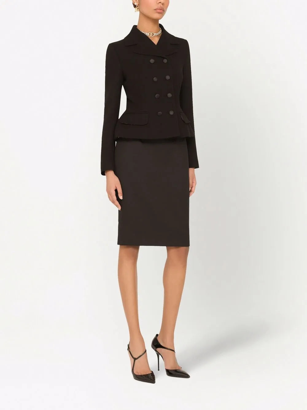 Double-Breasted Virgin Wool Blazer