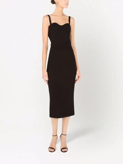 Virgin Wool Pencil Skirt
