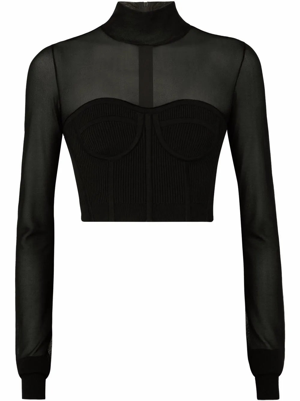 Cropped Bustier Jumper