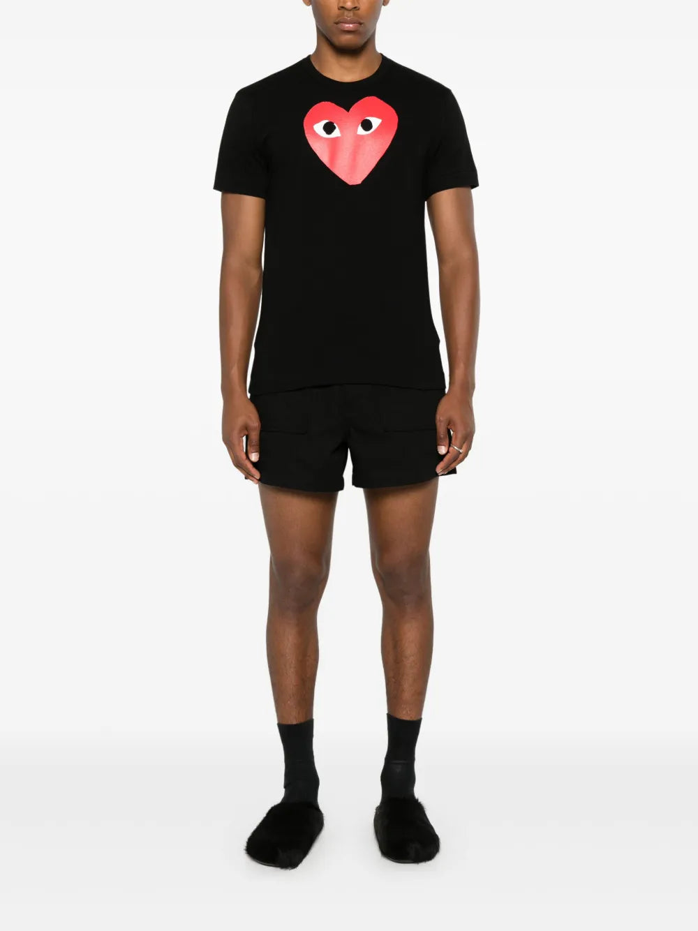 Heart-Print T-Shirt