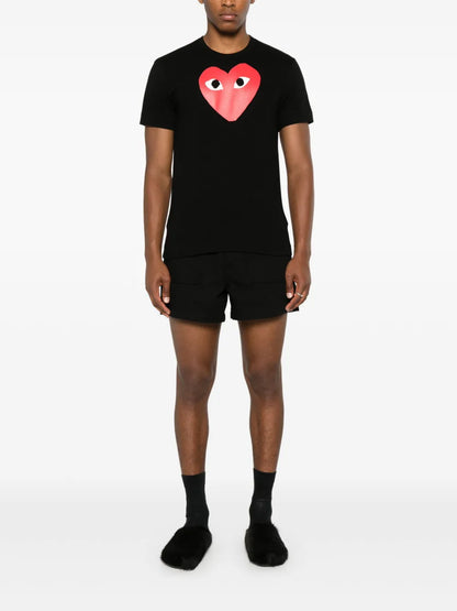 Heart-Print T-Shirt