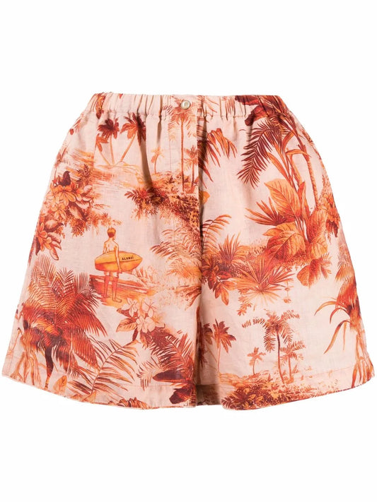 Hoo'Okipa Toile De Jouy Shorts
