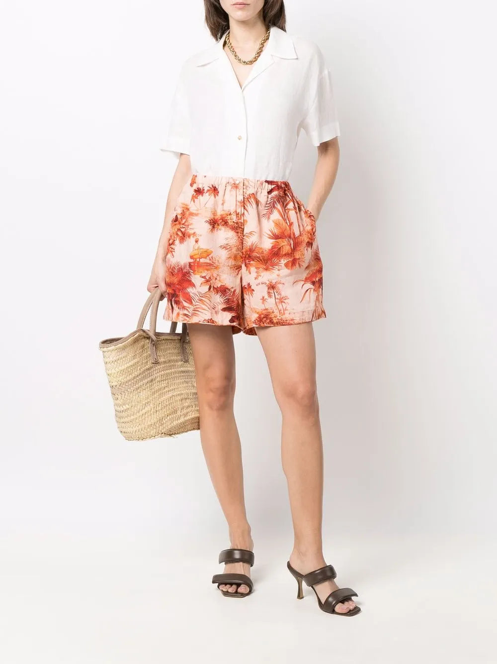 Hoo'Okipa Toile De Jouy Shorts