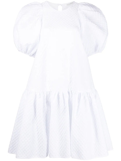 Voluminous Puff Sleeve Mini Dress