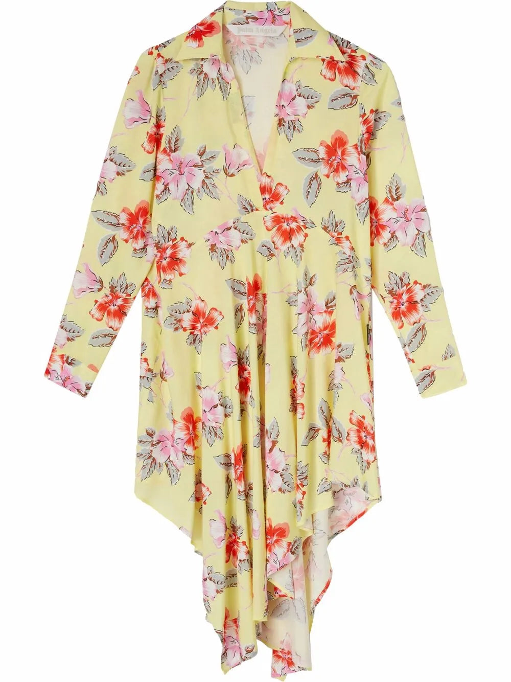 Hibiscus Floral-Print Shirtdress