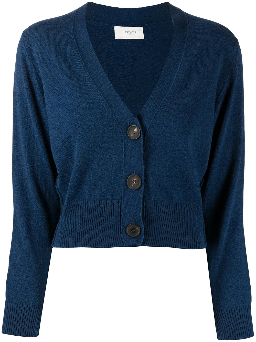 Cropped Button-Up Cardigan