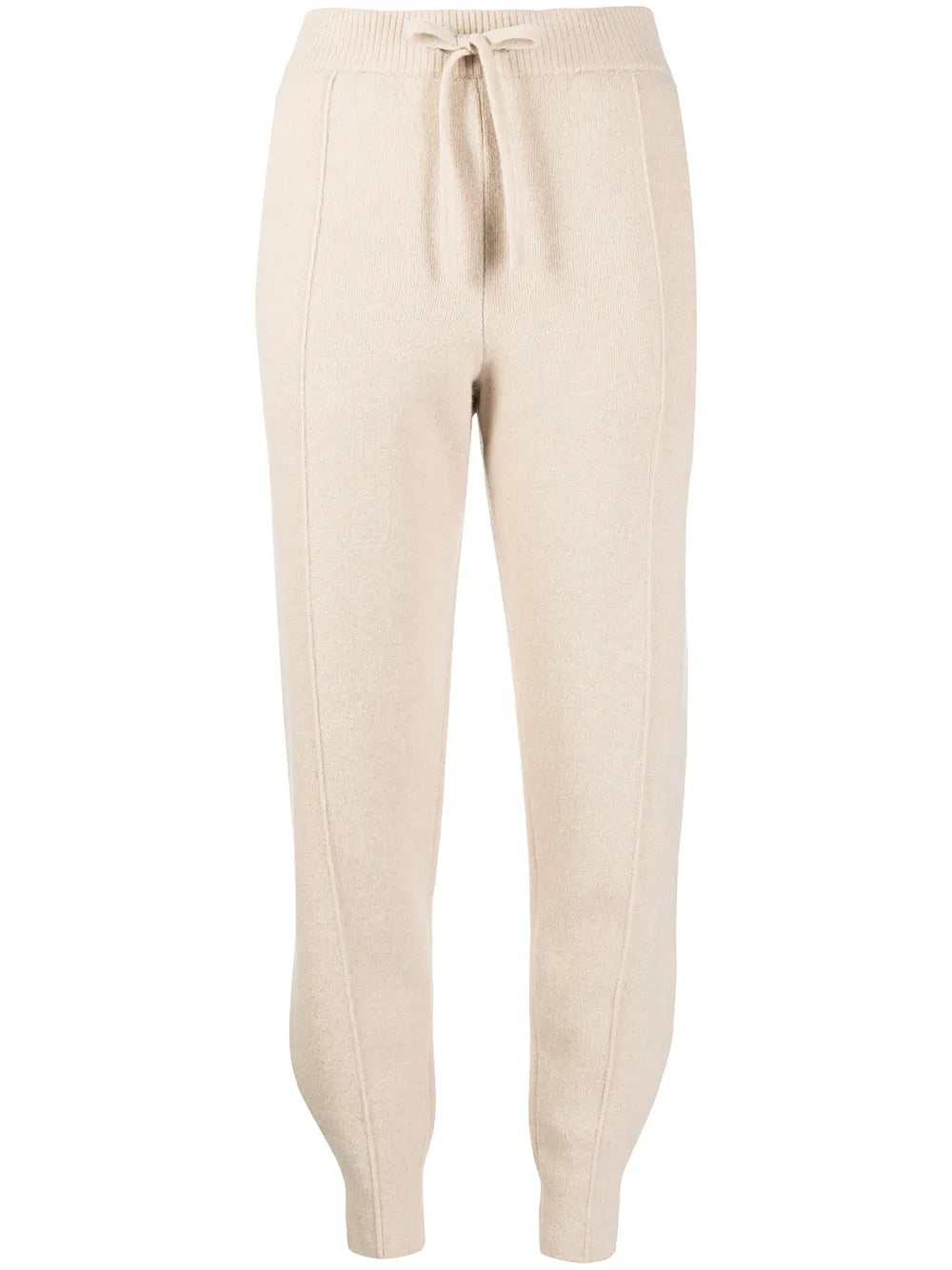 Tapered-Leg Knitted Trousers