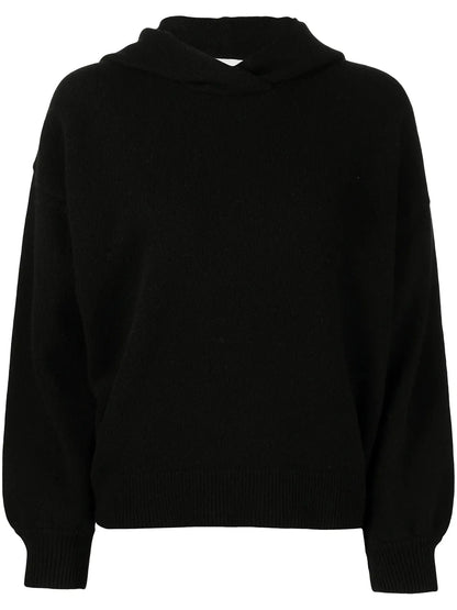 V-Neck Hooded Top