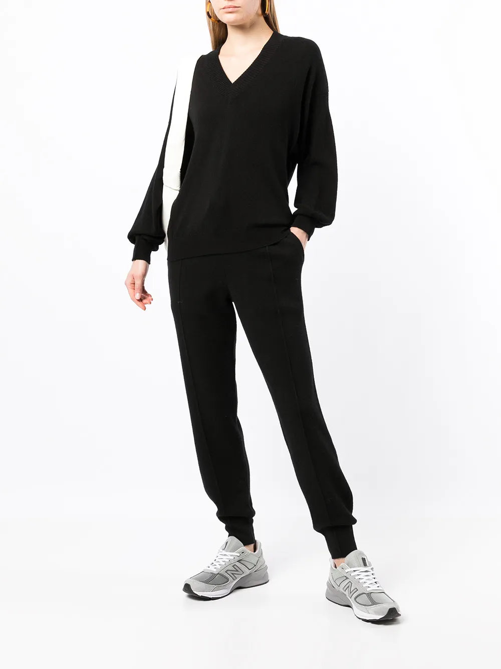 V-Neck Long Sleeve Jumper
