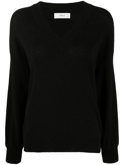 V-Neck Long Sleeve Jumper