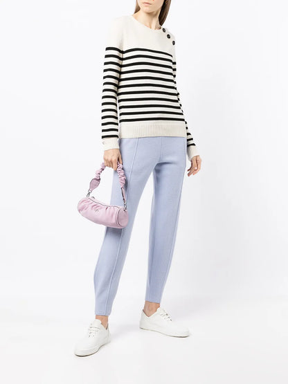 Drawstring Knitted Track Pants