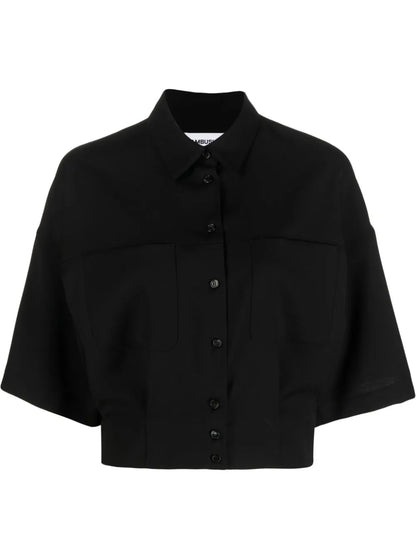 Cropped Cotton Shirt