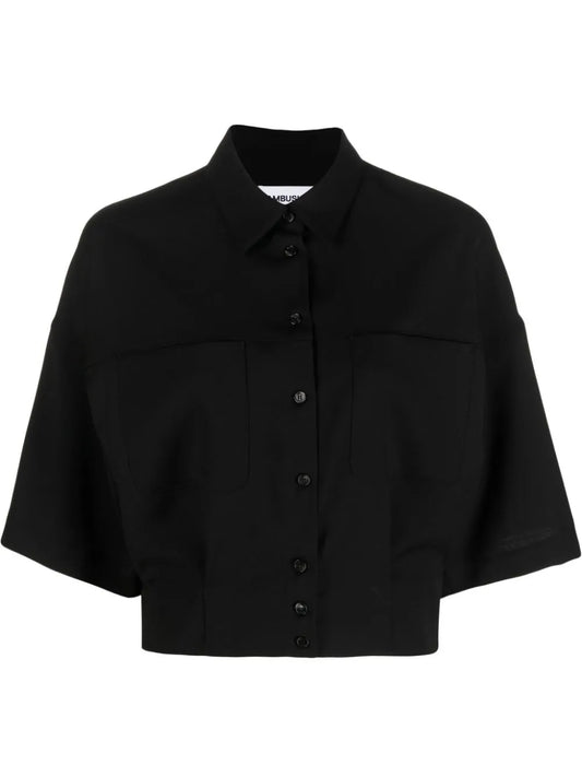 Cropped Cotton Shirt
