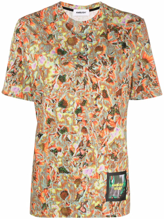 Abstract-Print T-Shirt