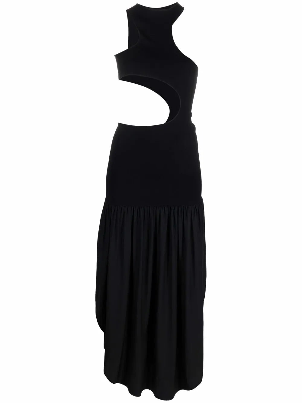 Cut-Out Sleeveless Asymmetric Dress