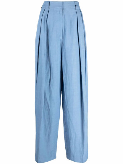 High-Waist Tailored Trousers