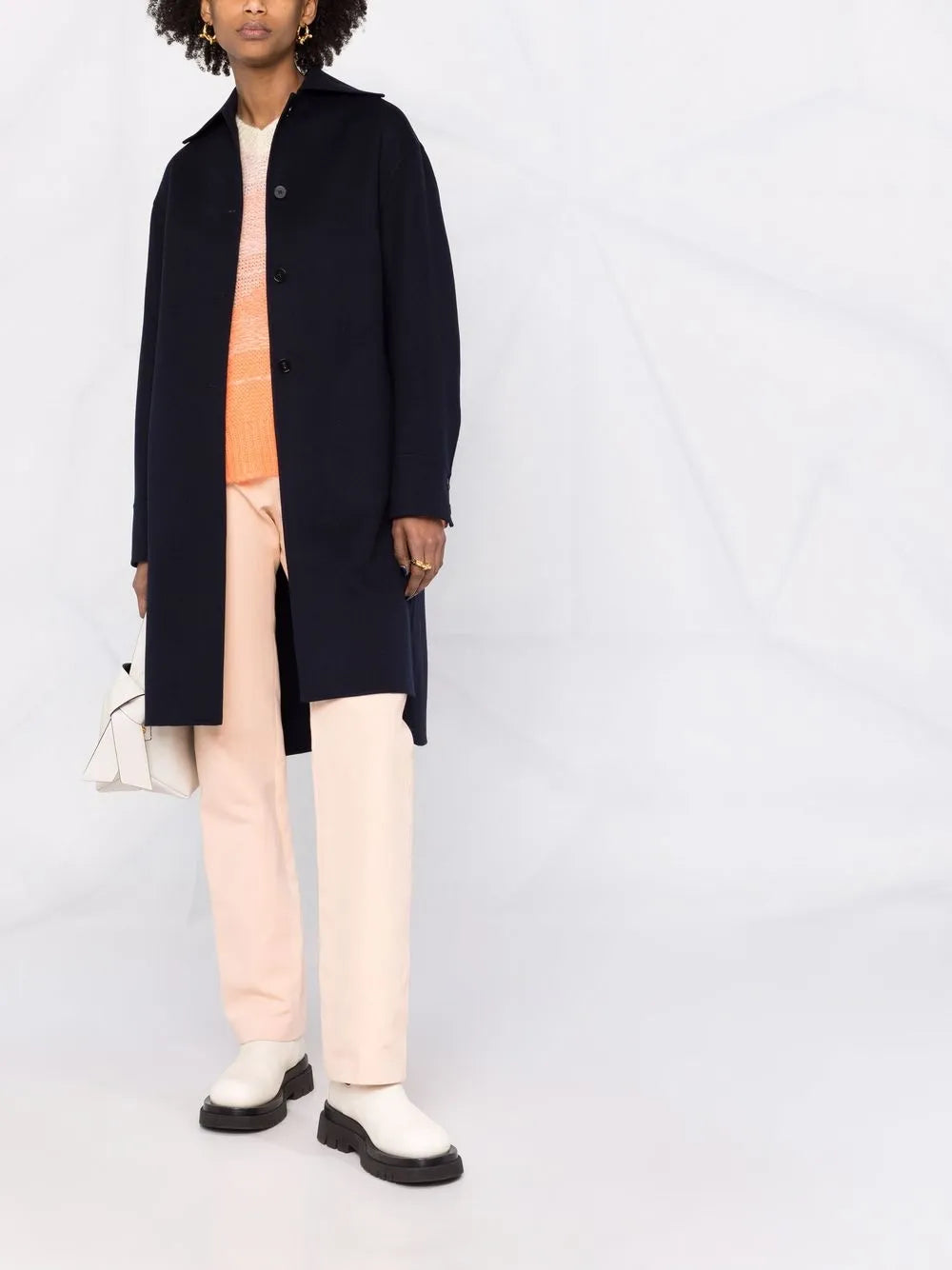 Button-Front Coat