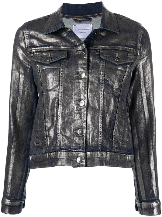 Metallic Denim Jacket