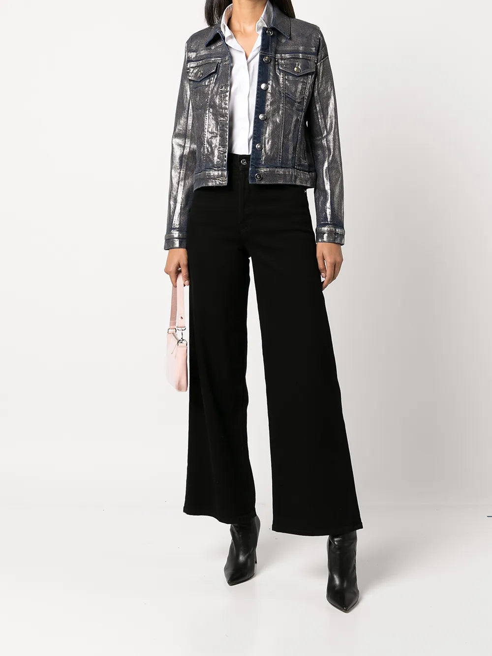 Metallic Denim Jacket