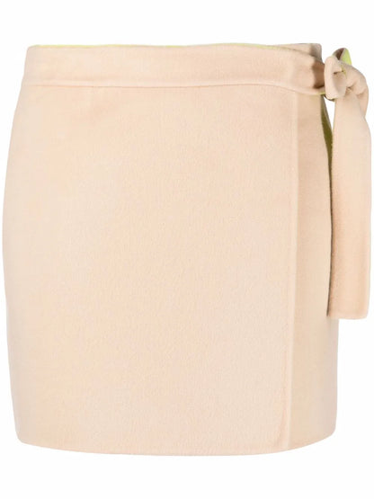 Side Tie Fastening Miniskirt