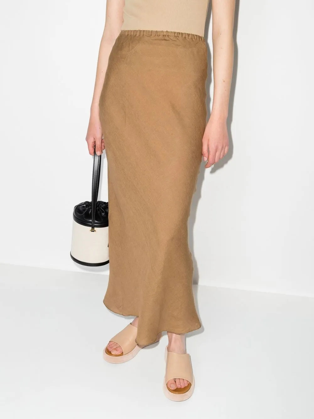 Dydine Linen Maxi Skirt