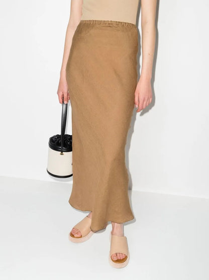 Dydine Linen Maxi Skirt