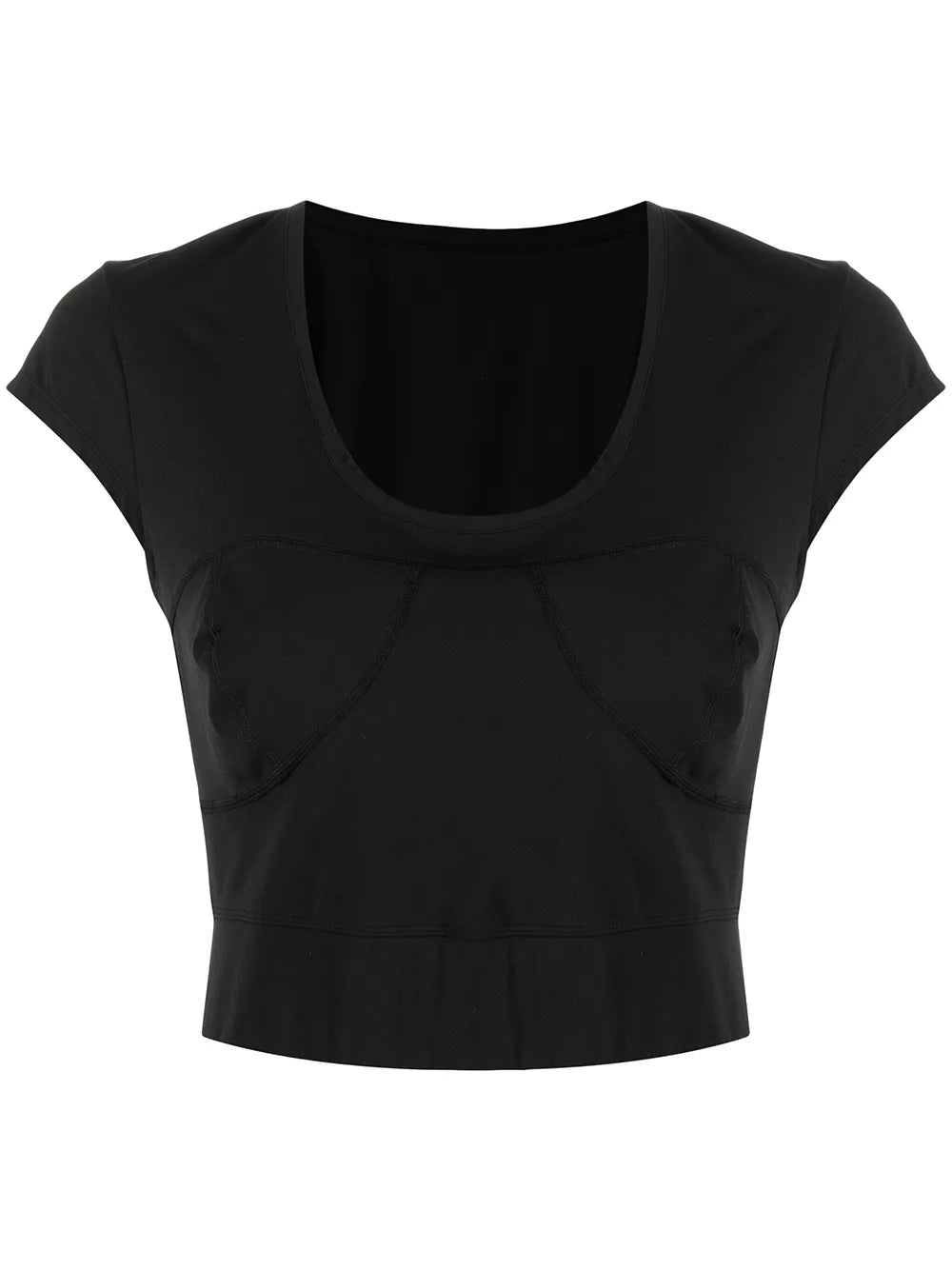 Scoop-Neck Cropped Top