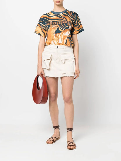 Graphic Logo-Print Cotton T-Shirt
