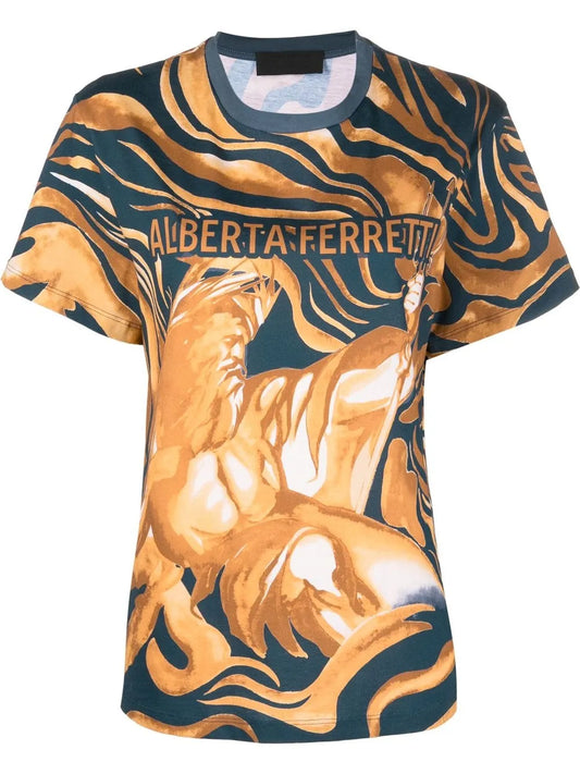 Graphic Logo-Print Cotton T-Shirt