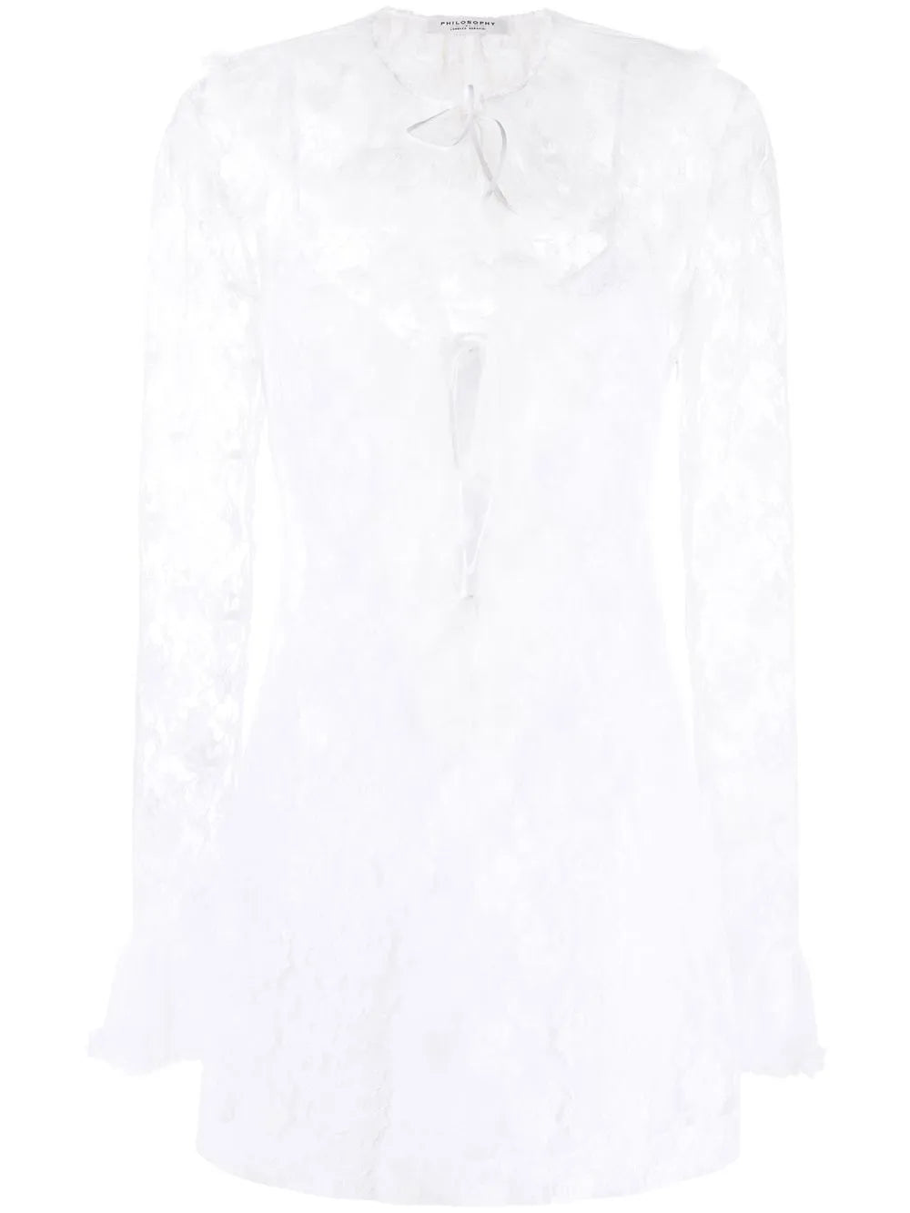 Ruffled Lace Minidress