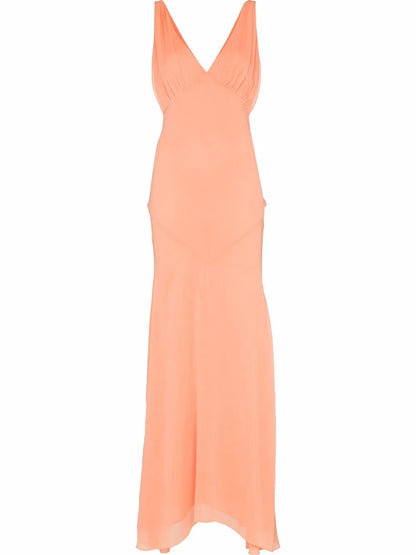 Moss Chiffon Gown
