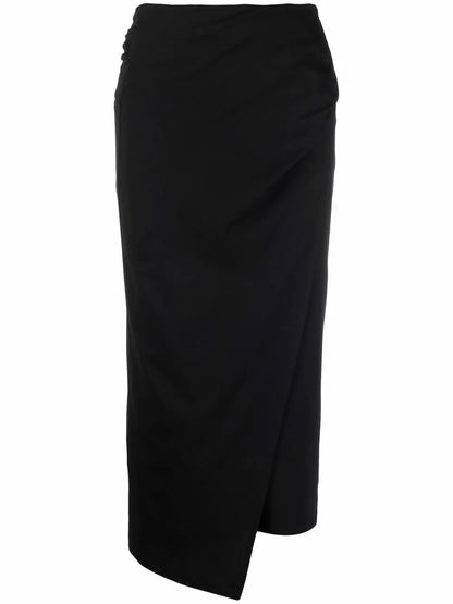 The Origami-Drape Wrap Skirt