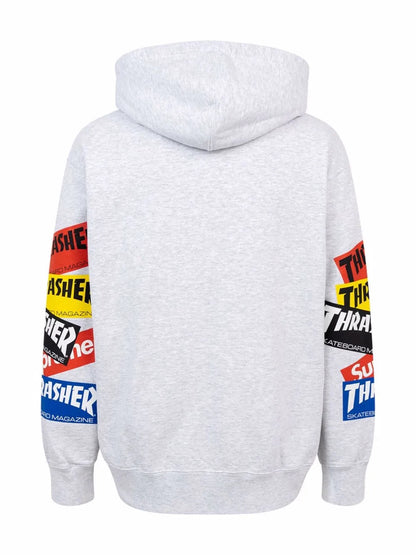 Thrasher Multi Logo Zip-Up Hoodie