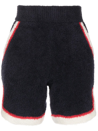 Side-Stripe Towelling Shorts