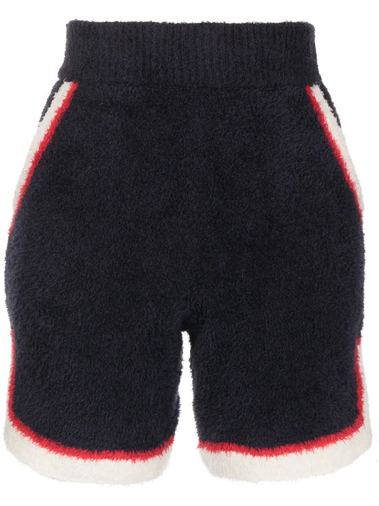 Side-Stripe Towelling Shorts