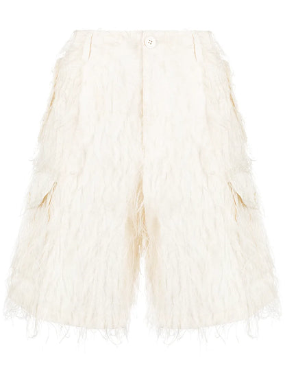 Fringed Cargo Shorts