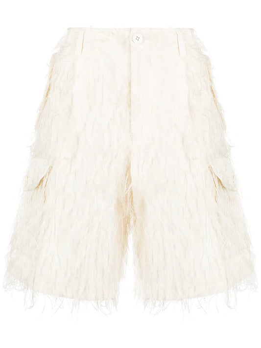 Fringed Cargo Shorts