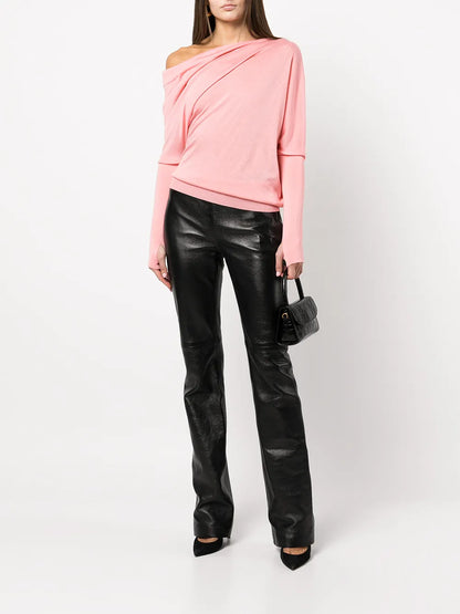 One-Shoulder Asymmetric Jumper