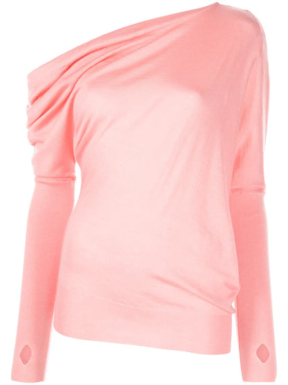 One-Shoulder Asymmetric Jumper