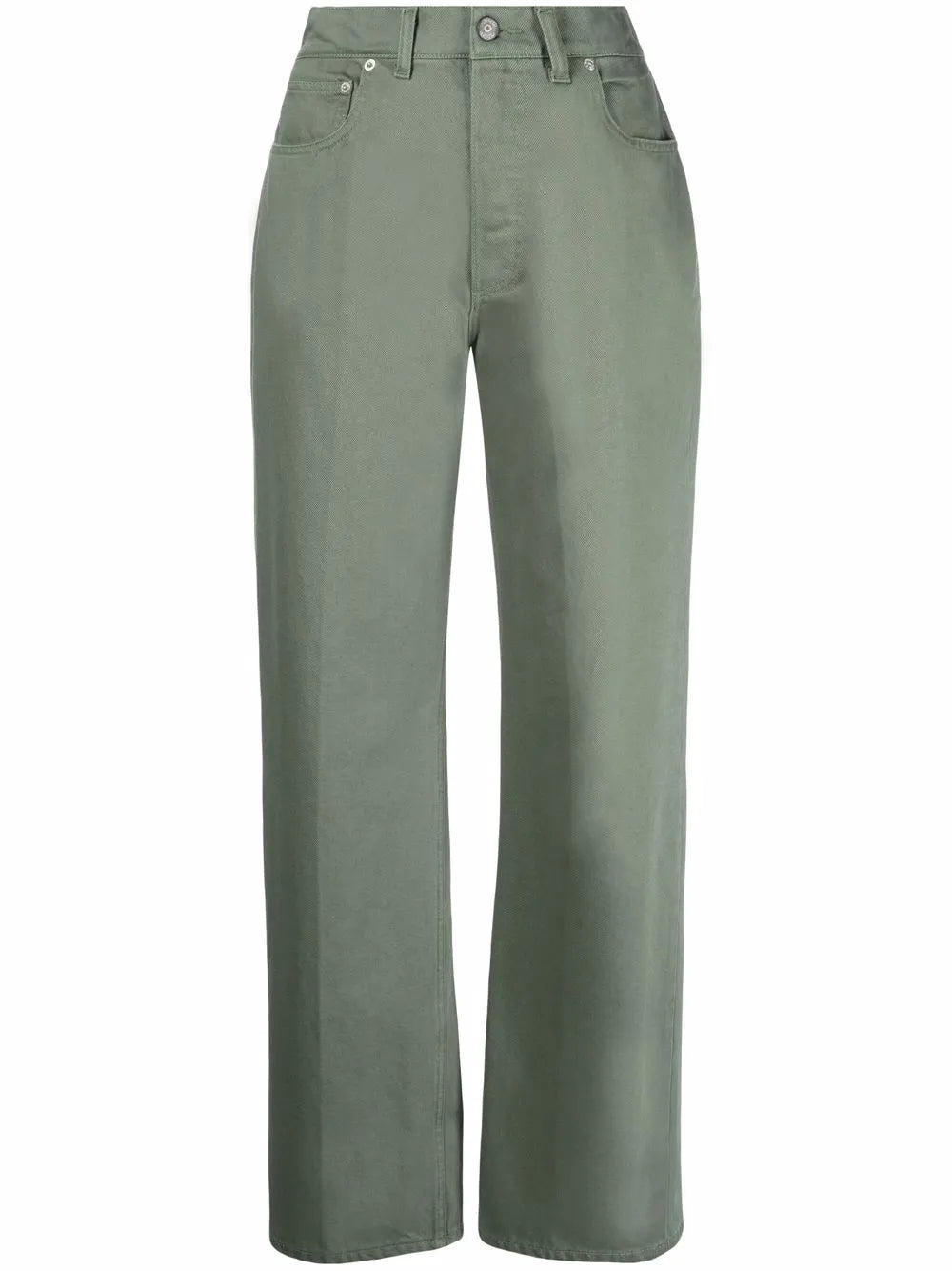 Logo-Patch Straight-Leg Jeans