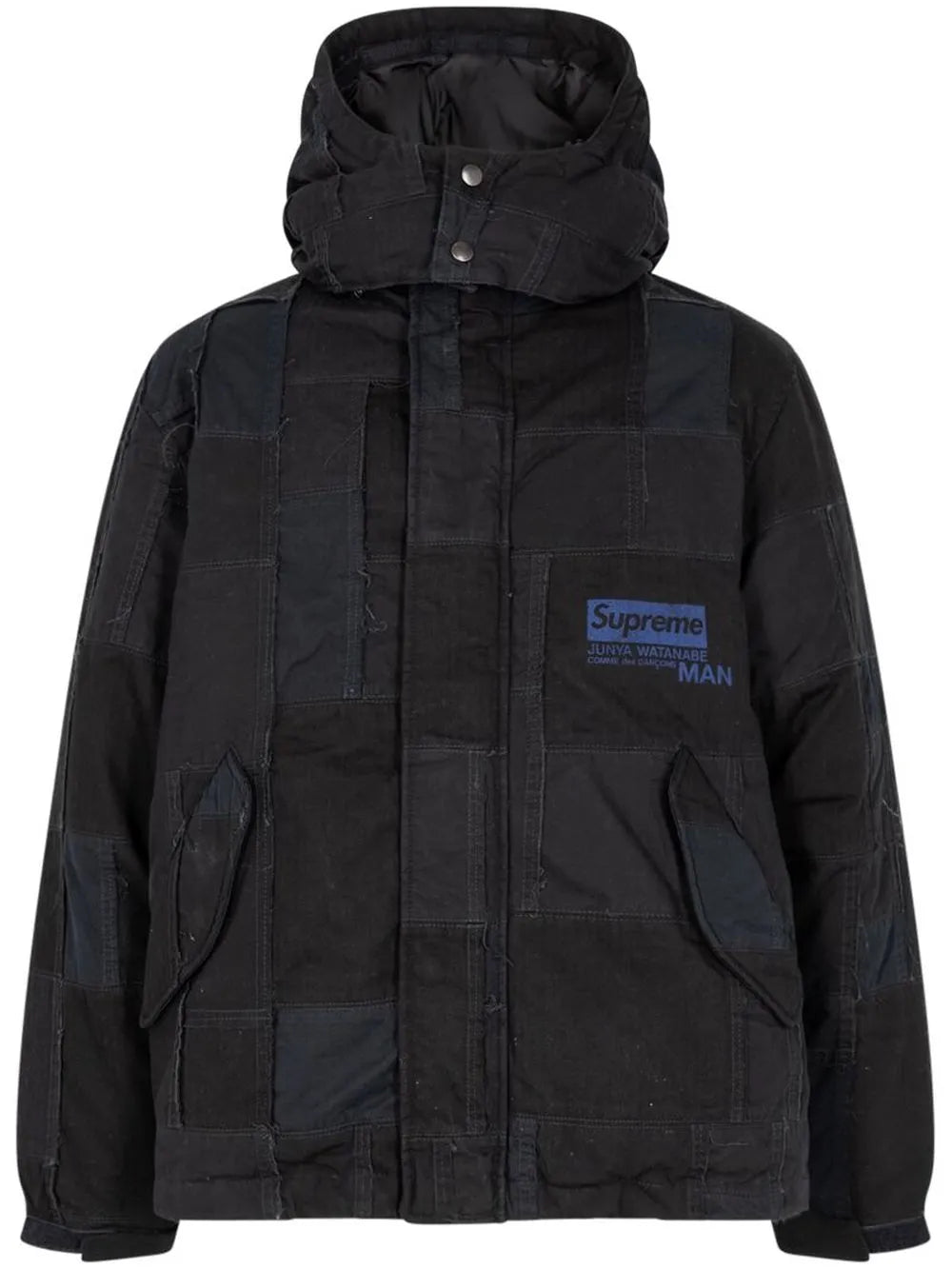 "Comme Des Garcons" Patchwork Puffy Jacket