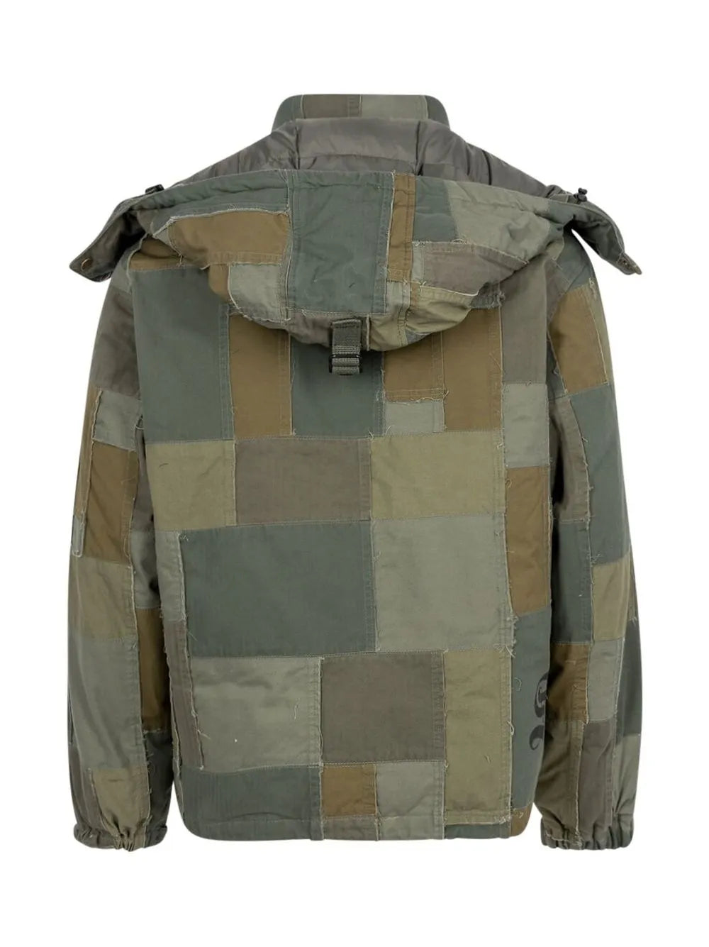 Patchwork Hooded Jacket