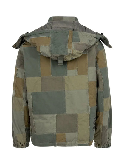 Patchwork Hooded Jacket