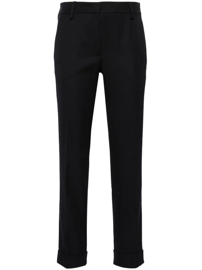 Mid-Rise Tailored Trousers