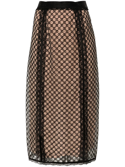 Gg Midi Skirt