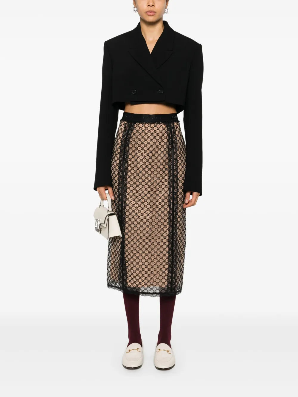 Gg Midi Skirt
