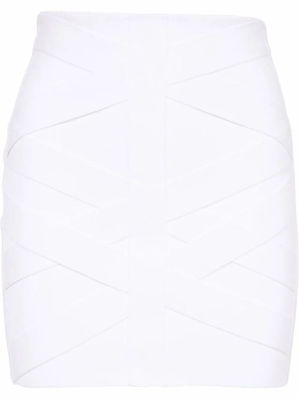 High-Waisted Panelled Mini Skirt