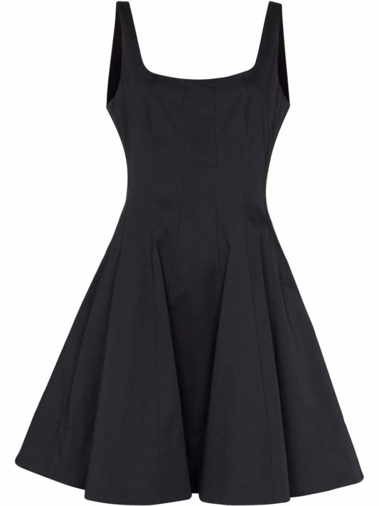 Mini Wells Square-Neck Dress